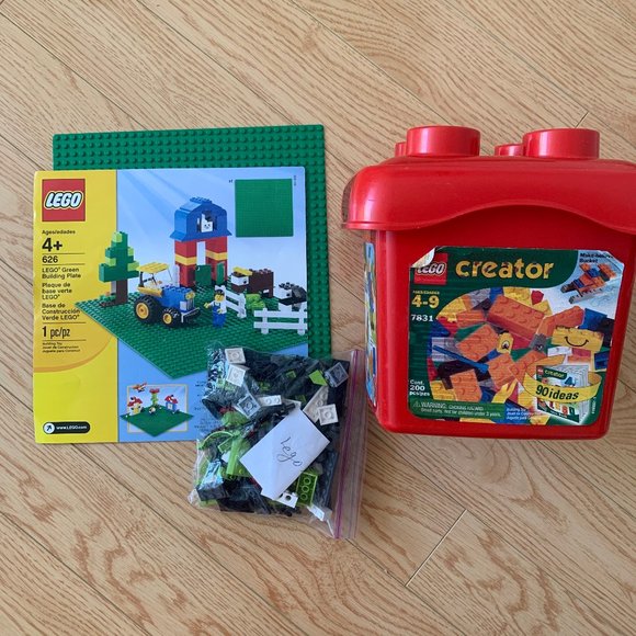Kid's Lego Building Blocks Creator Box Plate Extra - Picture 1 of 6